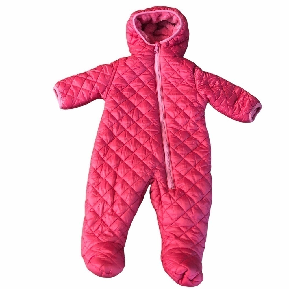 STEVE MADDEN - INFANT GIRLS QUILTED PINK ONESIE